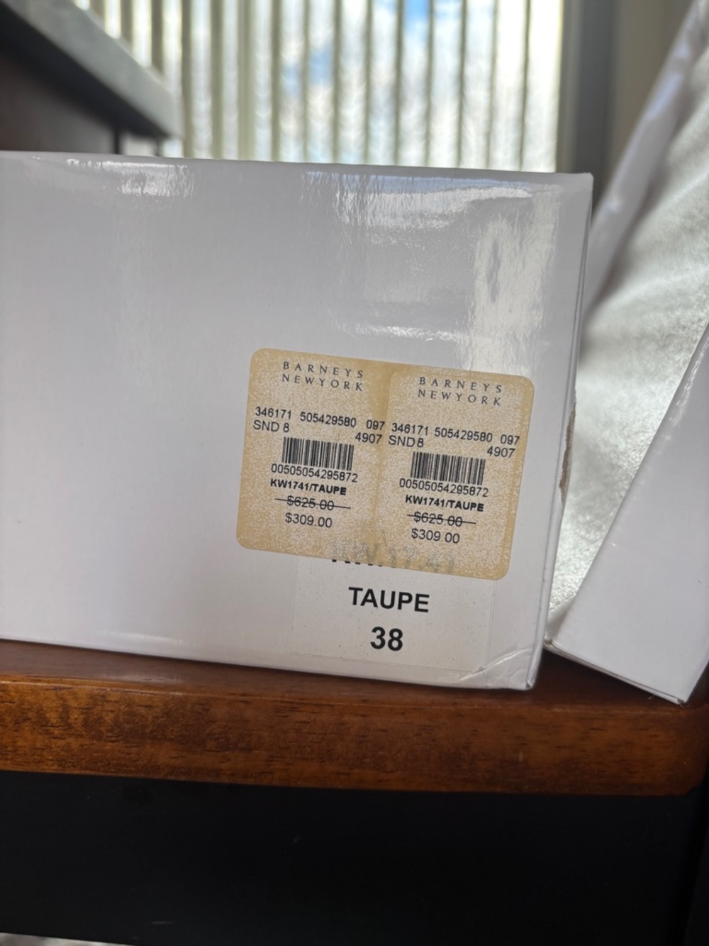 Barneys New York Taupe Over-the-Knee Boots